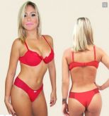 Conjunto Babi Ploc - Vermelho Sedução