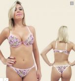 Conjunto calcinha e sutiã - Rosa